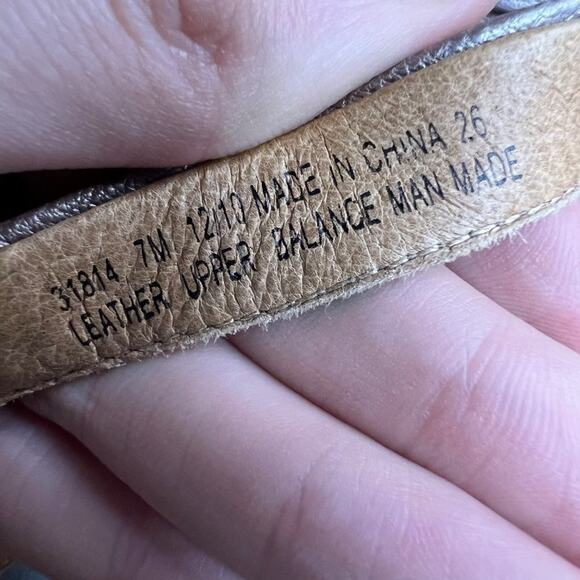 CLARKS ARTISAN Leather Slingback Active Air Peep Toe Wedge Heels Sandals Size 7 - Picture 8 of 9